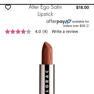 NWT Lorac Alter Ego Satin lipstick in Granny